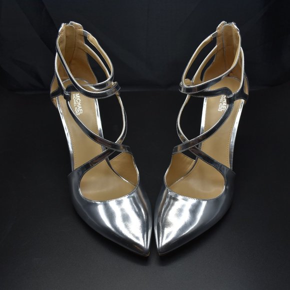 NEW Michael Kors Catia Pump, Size 11, NIB, Silver - Picture 4 of 8